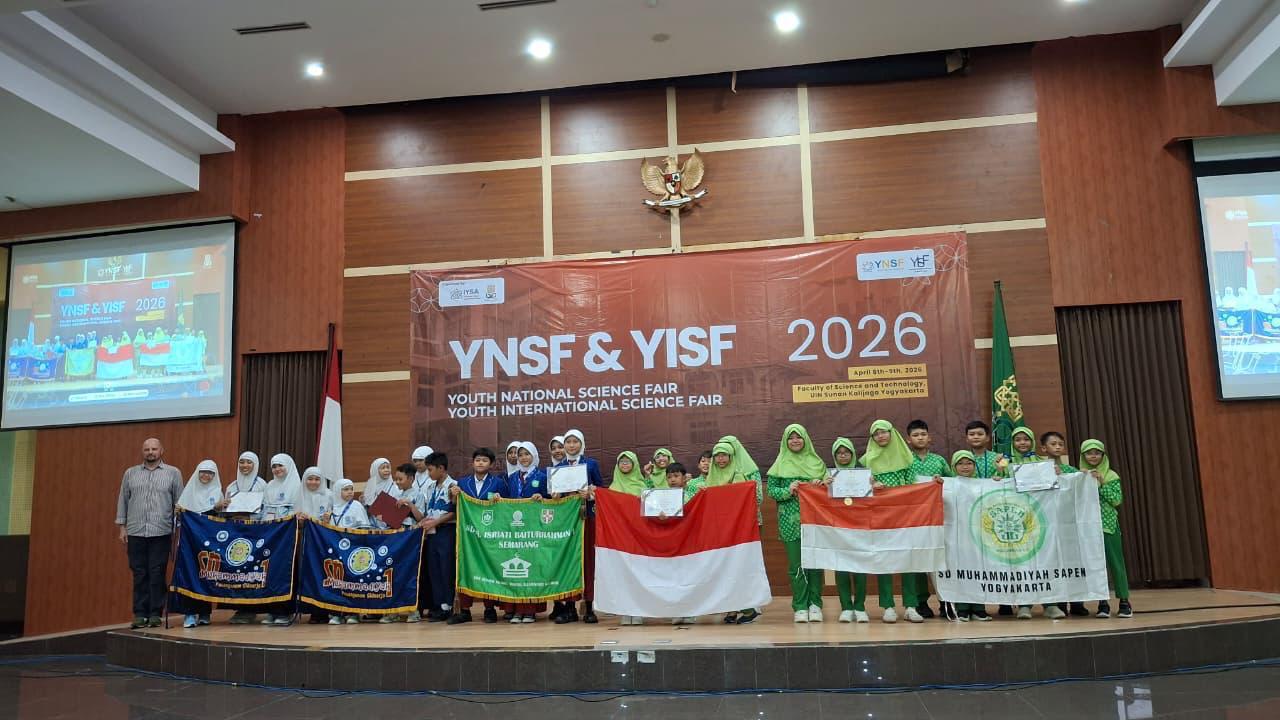 Lomba Sains Tingkat Dunia YISF 2026 SD Muhammadiyah Sapen Borong 16 Medali